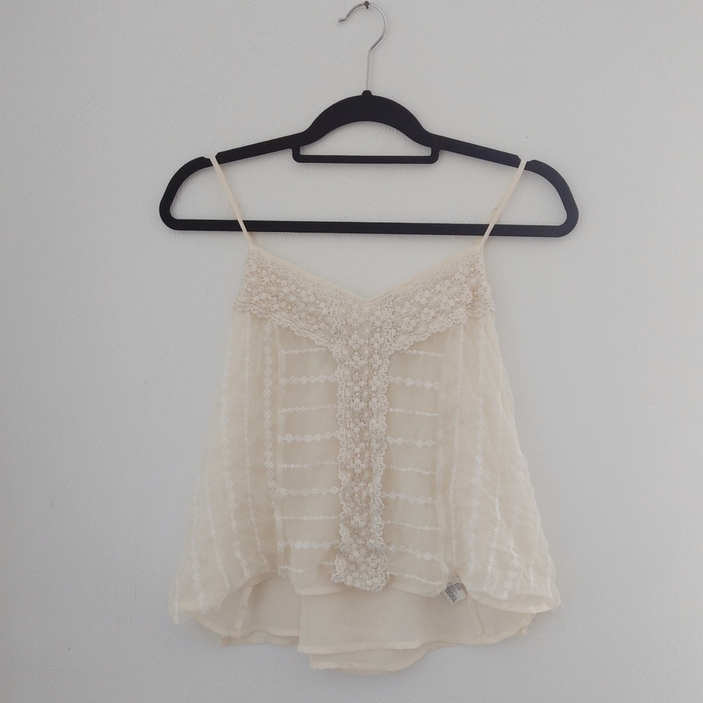 🌟Mostly Sheer American Eagle Tank Top Shirt